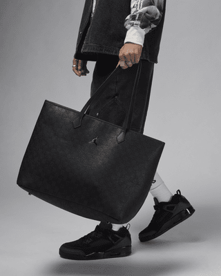 Amazon | [ナイキ] ジョーダン モノグラム トートバッグ (Mサイズ, 17L) MONOGRAM TOTE BAG MM0990-023  | NIKE(ナイキ) | スポーツトートバッグ